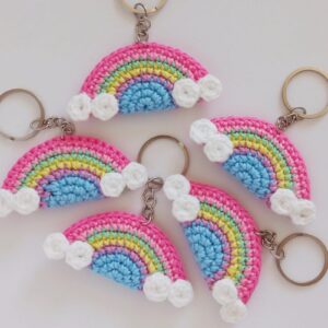Chaveiro arco-iris